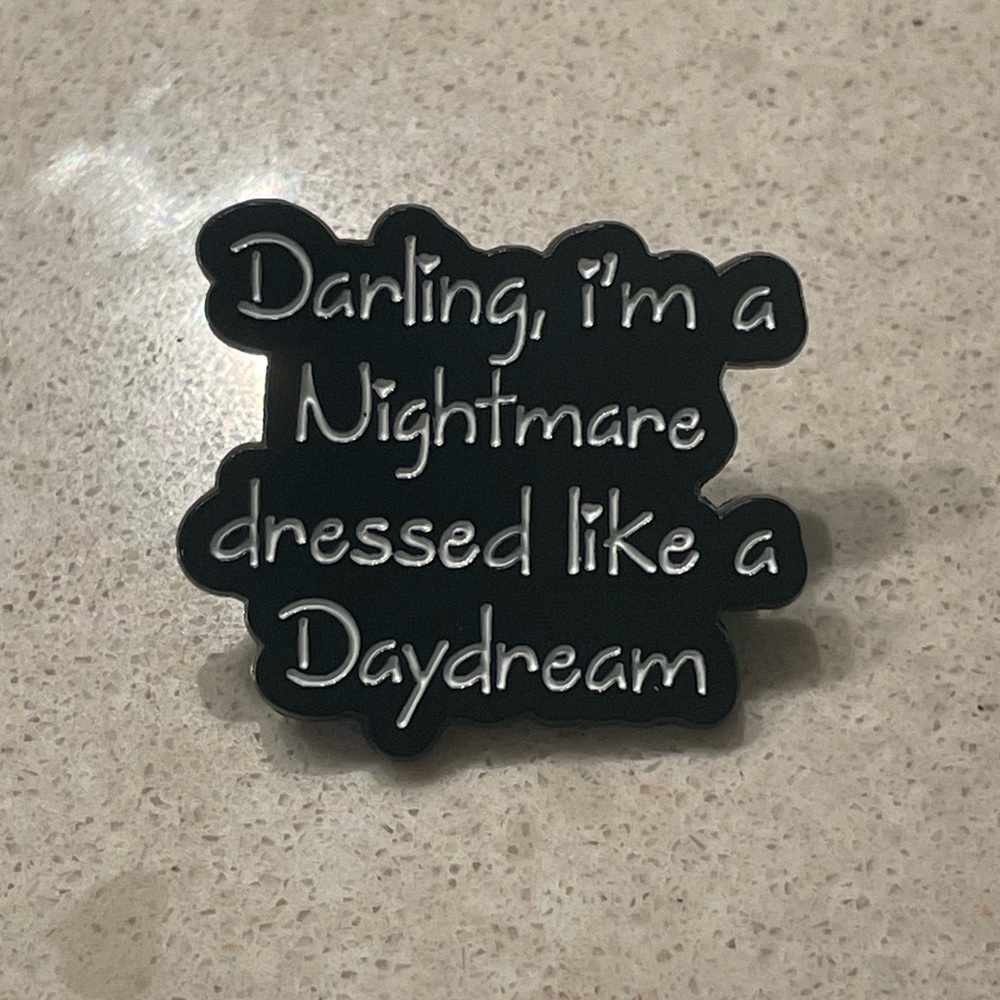 🌟3/$21🌟 Darling I’m a Nightmare pin 🫶